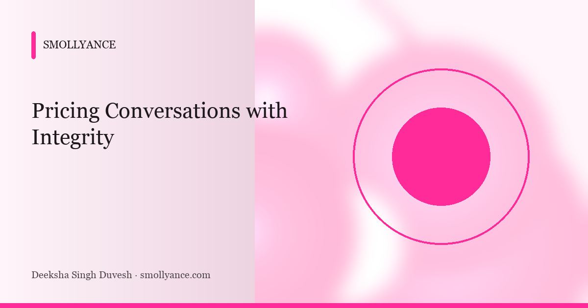Pricing Conversations with Integrity
